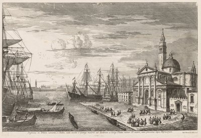 Utsikt över Venedig: The Basin of St. Marks, 1741. av Michele Marieschi