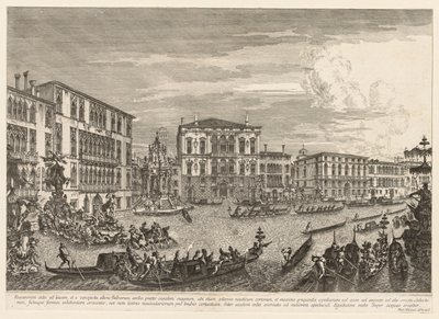 Utsikt över Venedig: Regatta, 1741. av Michele Marieschi