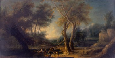 Klippigt landskap, ca 1730 (olja på duk) av Michele Pagano