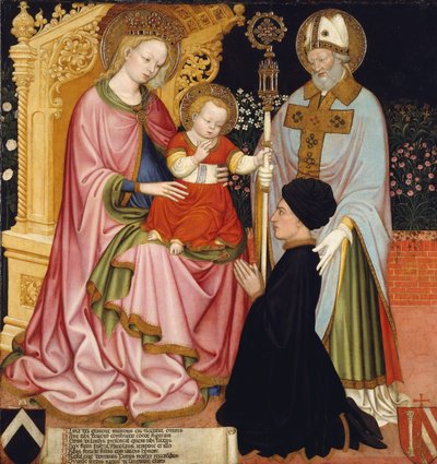 Madonna och barn med donatorn, Pietro de