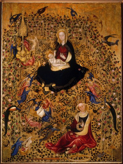 Rosenträdgårdens Madonna Madonna del Roseto, c.1425 av Michelino da Besozzo