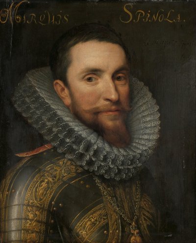 Porträtt av Ambrogio Spinola av Michiel Jansz van Mierevelt (workshop of)