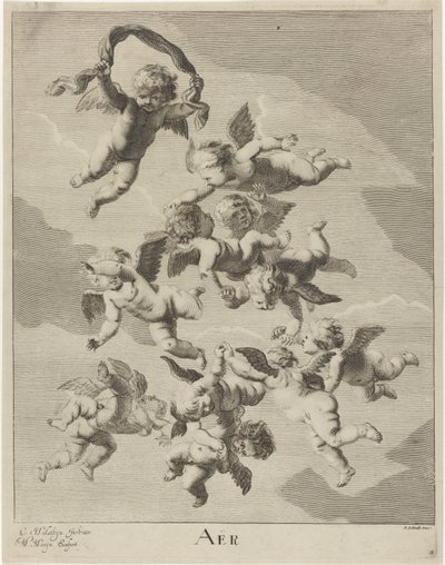 Himmel Aer (titel på objekt) De fyra elementen (serietitel) av Michiel Mosijn