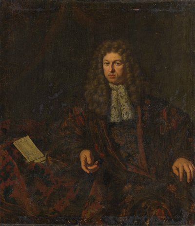 Porträtt av Nicolaes Witsen (1641-1717) av Michiel van Musscher (signed by artist)
