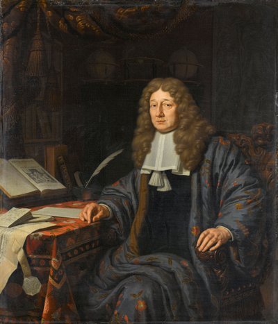 Porträtt av Johannes Hudde av Michiel van Musscher