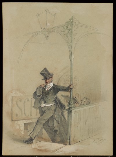 The Absent-minded Reveller, av Mihaly von Zichy
