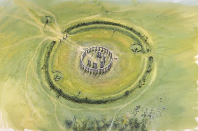 Stonehenge fas 3, c1900-talet f.Kr., c1990-2010 av Mike Seaforth