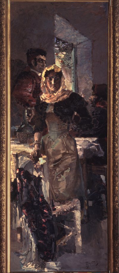 Spanien (Spanien) - Målning av Mikhail Alexandrovich Vrubel (Vrubel) (1856-1910), olja på duk av Mikhail Aleksandrovich Vrubel
