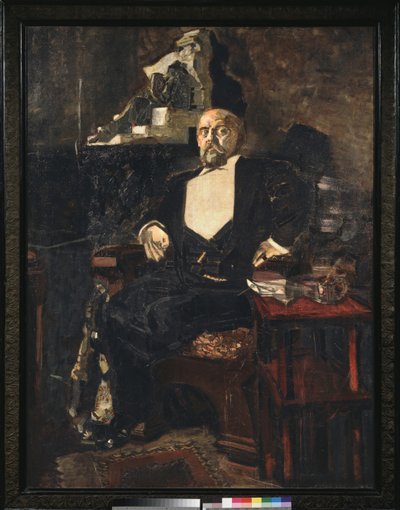 Porträtt av Savva Manontov, 1897 av Mikhail Aleksandrovich Vrubel
