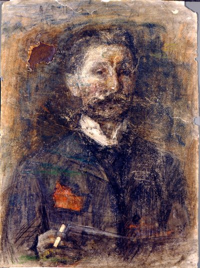 Självporträtt, 1904. av Mikhail Aleksandrovich Vrubel