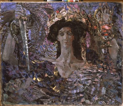 Sexvingade serafer (Azrael) 1904 av Mikhail Aleksandrovich Vrubel