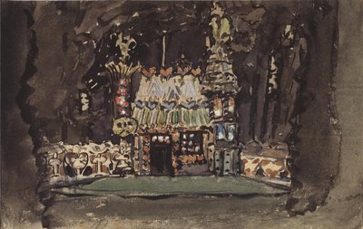 Scenografi för operan Hansel und Gretel av E. Humperdinck, 1895 av Mikhail Aleksandrovich Vrubel