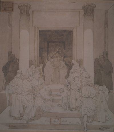 Josefs och Marias trolovning av Mikhail Aleksandrovich Vrubel