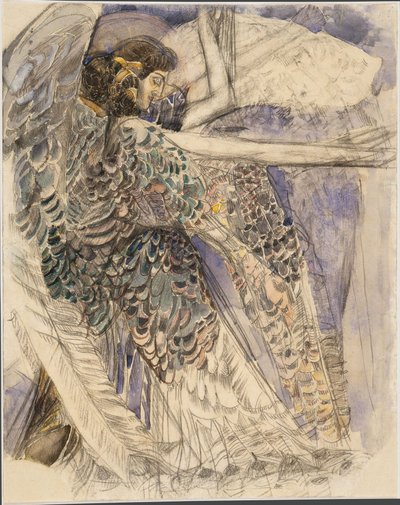 Seraph, 1904-1905. av Mikhail Aleksandrovich Vrubel