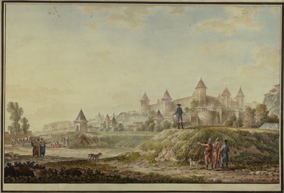 Utsikt över fästningen Bender, 1790 av Mikhail Matveevich Ivanov