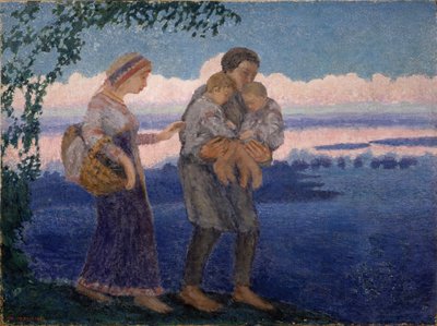 Kvällens hemkomst, 1906 av Mikhail Nikolayevich Yakovlev