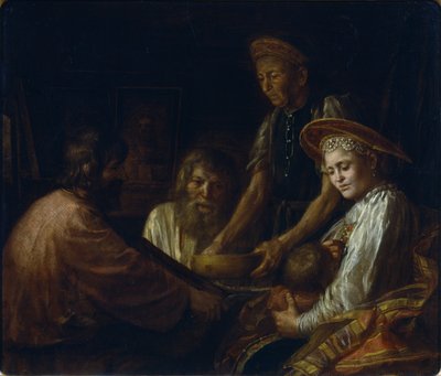 Bondemåltid, 1774 av Mikhail Shibanov