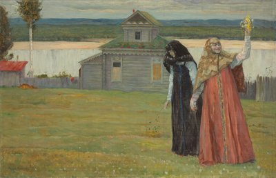 Två systrar av Mikhail Vasilievich Nesterov