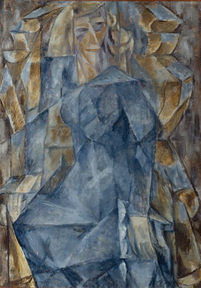Porträtt av en kvinna, 1910-tal av Mikhail Vasilyevich Le Dantyu