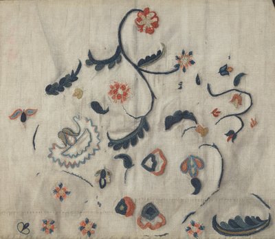 Broderad underkjol (Detalj) av Mildred E. Bent