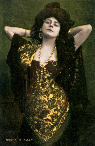 Norma Whalley, australisk skådespelerska, tidigt 1900-tal. av Miller and Lang