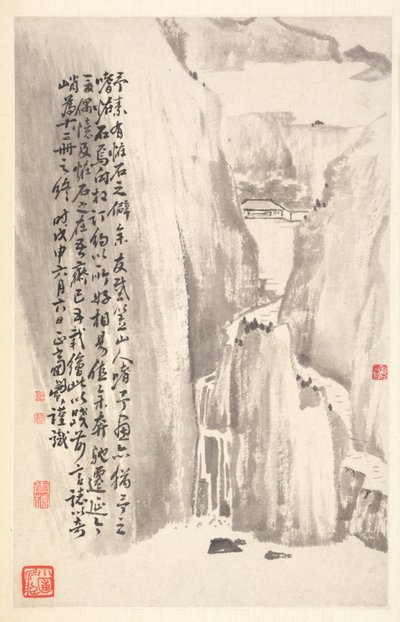 Sheer Cliffs, 1788. av Min Zhen