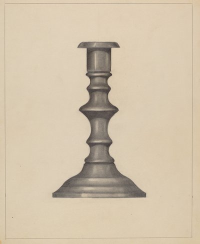 Ljusstake, c. 1937. av Mina Lowry