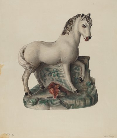 Chalkware Häst av Mina Lowry