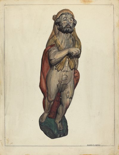 Galjonsfigur: Hercules, ca. 1940. av Mina Lowry