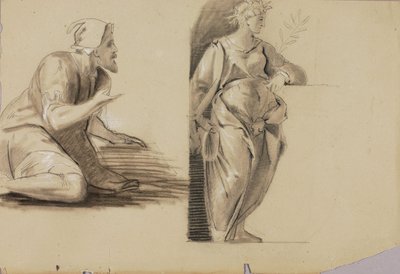Figur Studier av Miner Kilbourne Kellogg