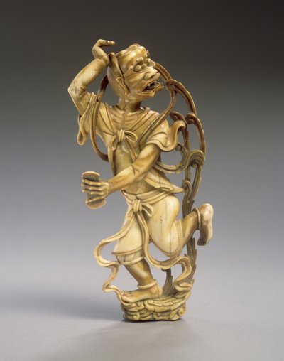 En figur av Kui xing (ristad elfenben) (se även 272116) av Ming Dynasty Chinese School