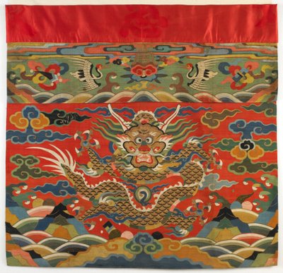 Altarfrontal, tidigt 1600-tal (siden i gobelängväv) av Ming Dynasty Chinese School