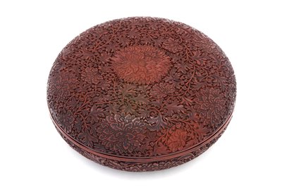 Cirkulär låda, 1522-1566 av Ming Dynasty Chinese School