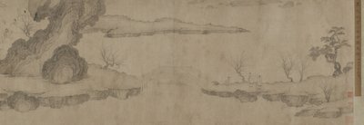 Realm of the Immortals (bläck på papper) av Ming Dynasty Chinese School