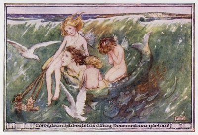 Den övergivna sjömannen. Matthew Arnold (färg litho) av Minnie Didbin Spooner