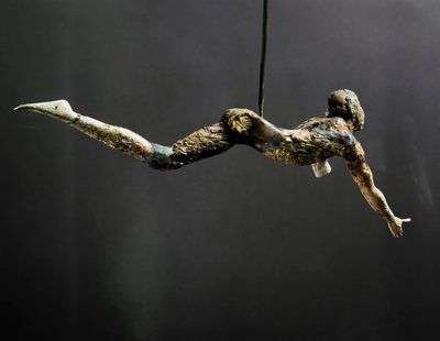 Akrobat (även kallad The bull leaper), elfenbensfigur, 1700-1400 f.Kr. av Minoan