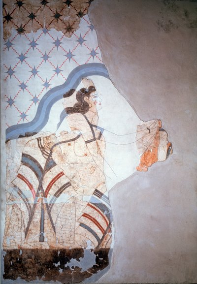 Kvinnlig figur (fresk av Minoan