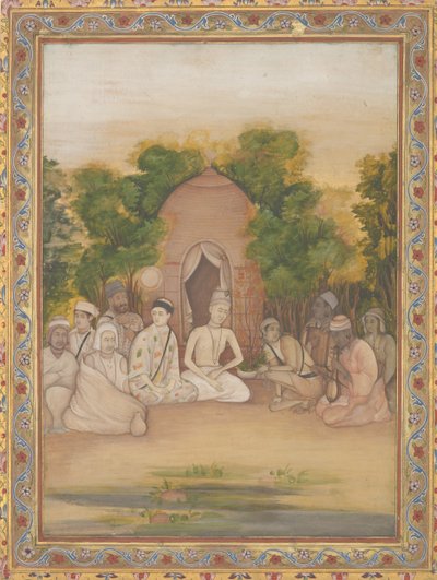 En samling av heliga män av olika tro, ca. 1770-75. av Mir Kalan Khan