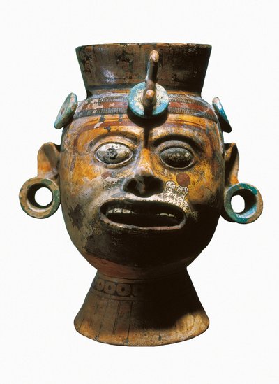 Antropomorf vas av Mixtec Mixtec