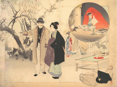 Efter porten LD Golden Yasha, va? 1903. av Mizuno Toshikata