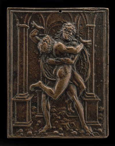 Herkules och Antaeus av Moderno