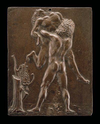 Hercules och Antaeus, sent 1400-tal - tidigt 1500-tal. av Moderno