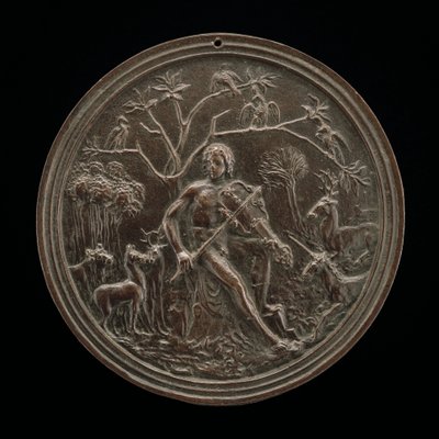 Orpheus Playing to the Animals, sent 1400-tal - tidigt 1500-tal. av Moderno