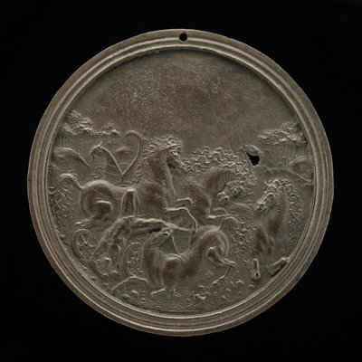 Hippolytus död, eller Phaetons fall, sent 1400-tal - tidigt 1500-tal. av Moderno
