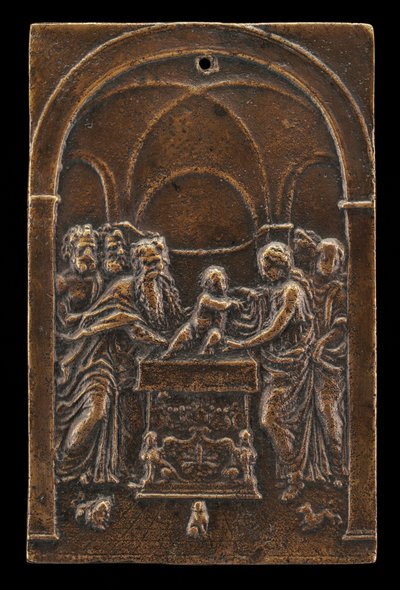 Presentationen av Jesus i templet, sent 1400-tal - tidigt 1500-tal. av Moderno