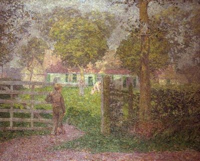 The Homestead, ca 1910 (olja på duk) av Modest Huys