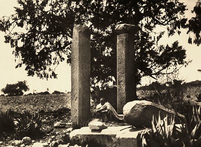 "Building an Empire" i den fascistiska tidsåldern: Axum stannar kvar i Cohaito, 1936-05-09 (s/v foto) av Modestino Baldinetti