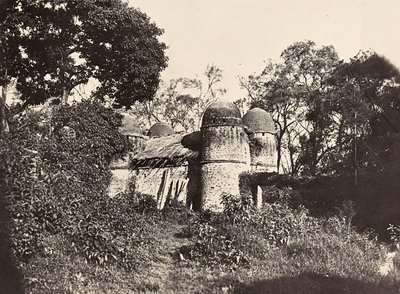 Att bygga ett imperium i den fascistiska tidsåldern: Enda Jesus-kyrkan i Makallè, 1936-05-09 (s/v foto) av Modestino Baldinetti
