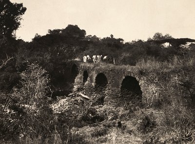 Att bygga ett imperium i den fascistiska tidsåldern: Portugisiska bron, 1936-05-09 (s/v foto) av Modestino Baldinetti