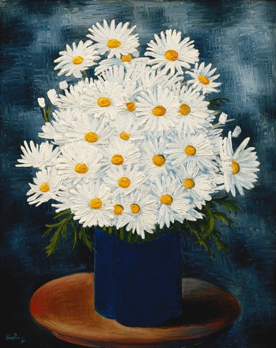 Bukett av tusenskönor; Bouquet de Marguerites av Moise Kisling